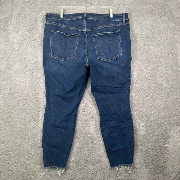Old Navy Rockstar Super Skinny Jeans Plus Size 20 Mid-Rise Secret Slim Pockets - Picture 2 of 12